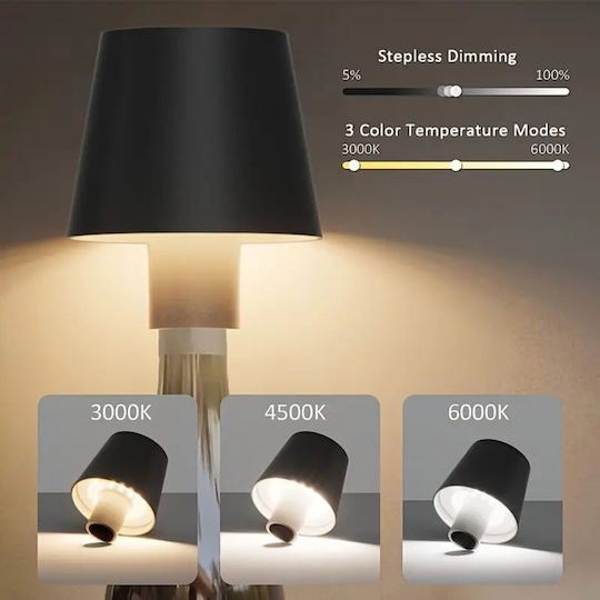 Uncle George Dekorative Lampe Flasche Schwarz