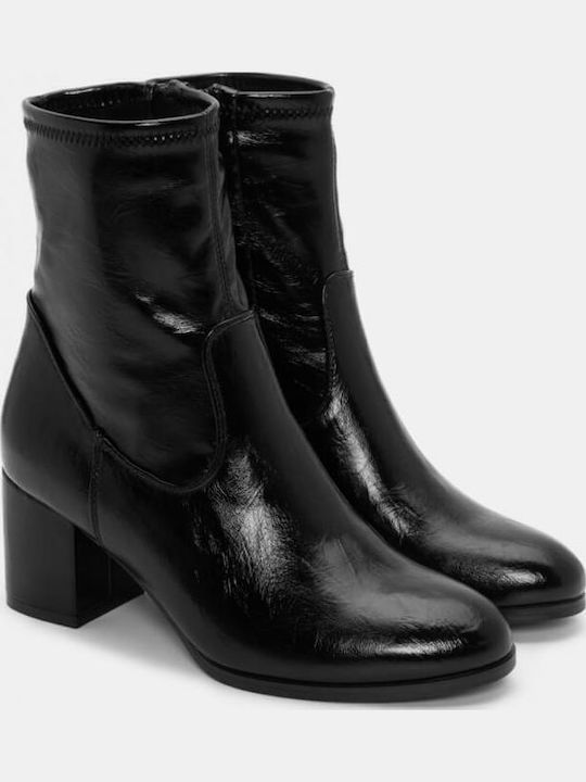 Wildleder Stiefeletten Damen Schwarz