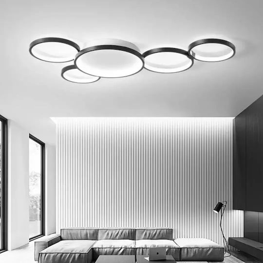 Loretto Modische Deckenleuchte 3 Farben Integrierte LED Modernes Licht-60 × 60 × 10 cm Loretto Modische Deckenleuchte 3 Farben Integrierte LED Modernes Licht-60 × 60 × 10 cm