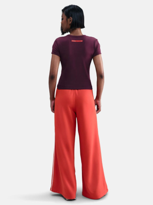Sportswear Women's T-shirt Burgundy