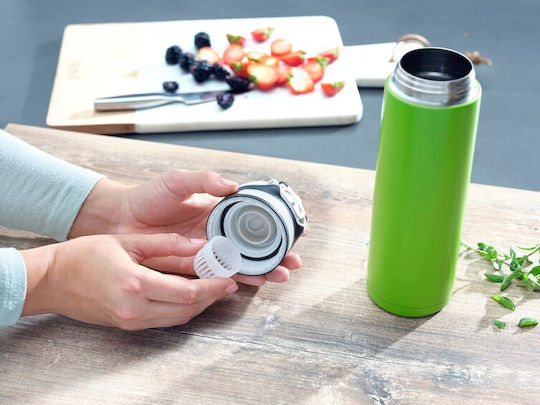 Leifheit Glass Thermos Stainless Steel / Plastic 600ml Kiwi