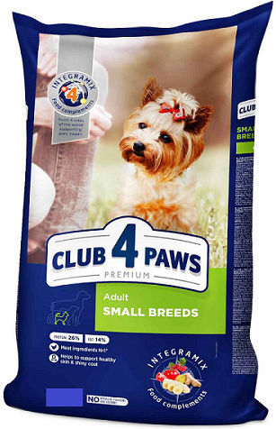 Club 4 Paws Club 4 Paws Adult Small Breeds 2kg Trockenfutter für erwachsene Hunde kleiner Rassen mit Huhn