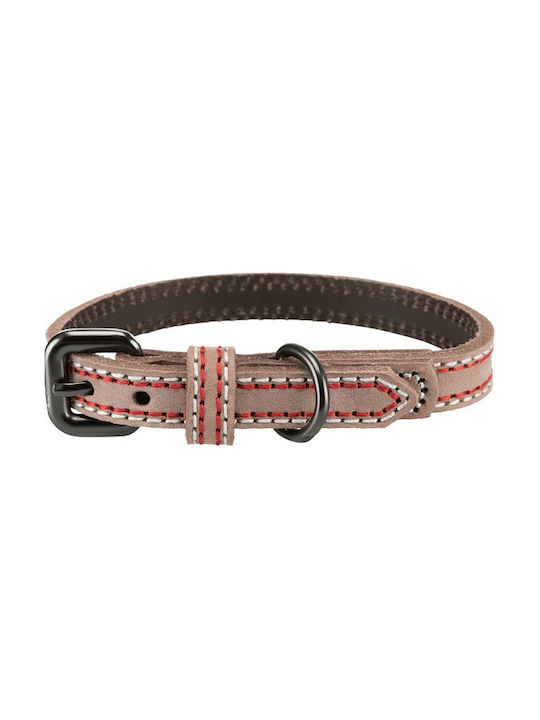 Trixie Native Κολάρο Σκύλου Δερμάτινο σε Μπεζ χρώμα Medium 20mm x 36 - 43cm