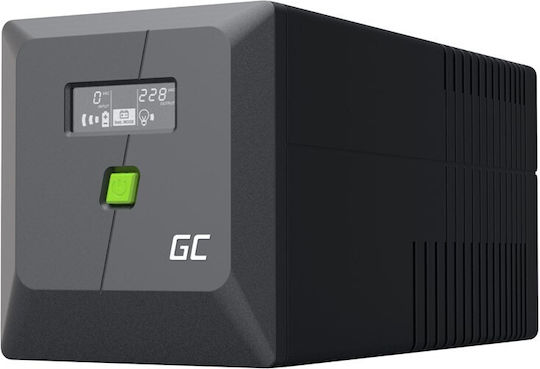 Green Cell UPSLM600 Unitate UPS Linie Interactivă 1000VA 600W