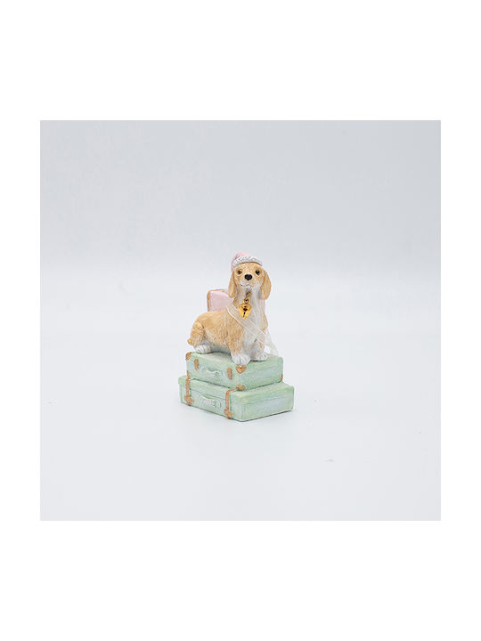 Στολίδι Σκυλάκι από Πολυρεζίνη 6x10cm