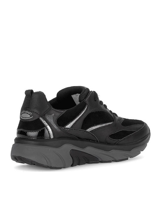 Damen Anatomisch Sneakers Schwarz