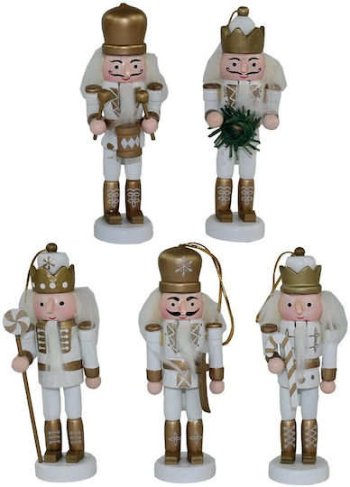 Dorosimo Nutcracker de Crăciun Lemn Alb