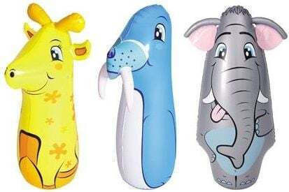 Bestway Up In & Over Inflatable Animal Sack 89 cm Hippopotamus #52152