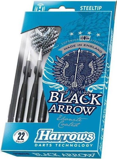 Steeltip Darts Harrows Black Arrow 3x26gr