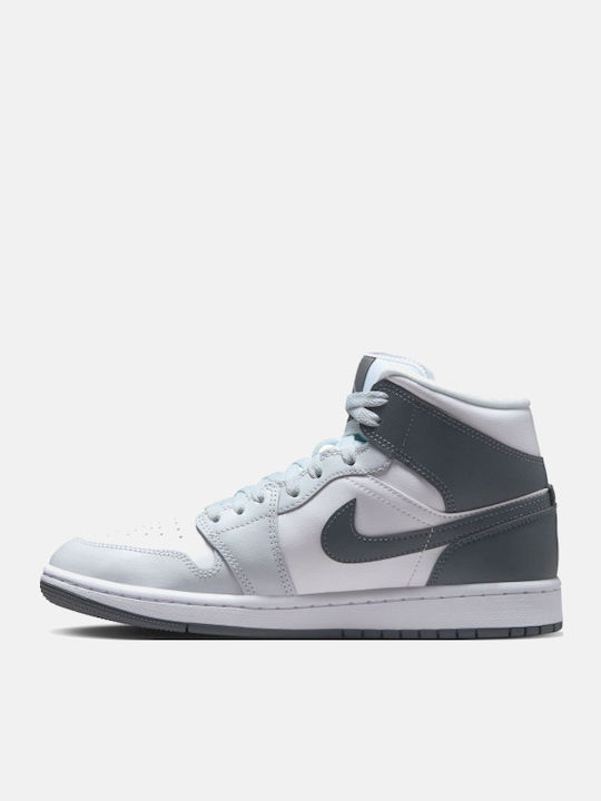 Air  1 Mid Дамски Високи Бели