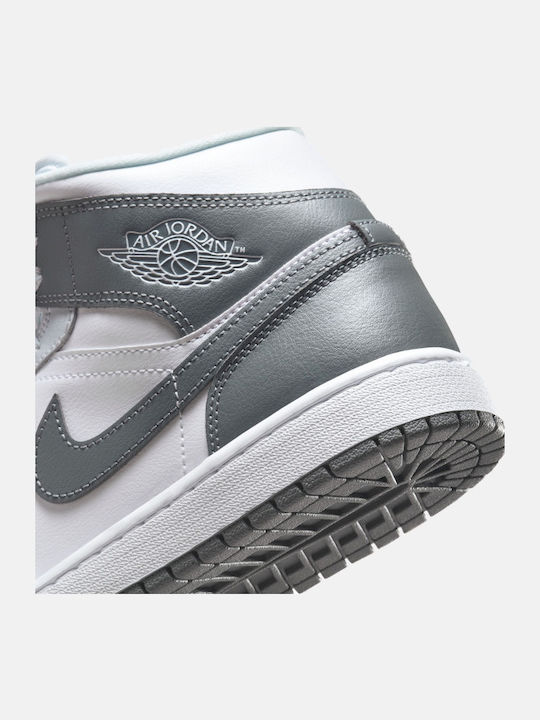 Air  1 Mid Дамски Високи Бели