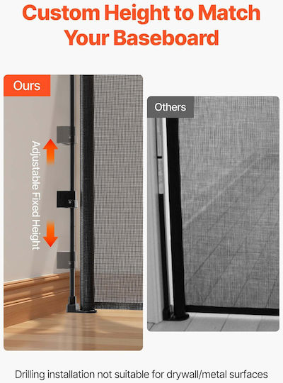 Vevor Door Dog in Black Color