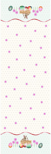 Vassiliadis Bros Easter Tablecloth Fabric White 140x140x47cm
