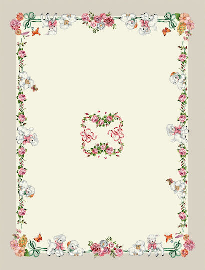 Vassiliadis Bros Easter Tablecloth Fabric 180x180x140pcs