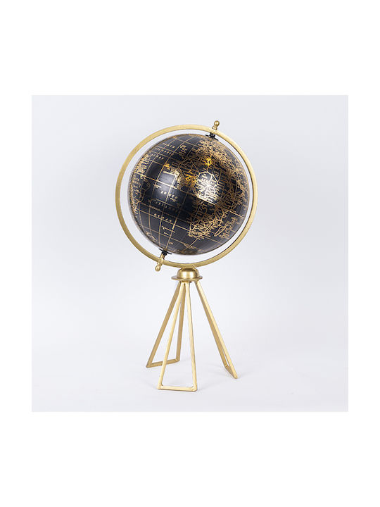 World Globe with Diameter 24cm and Height 42cm