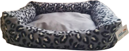 Poof Pat Pentru Pisici Gri Leopard 48*64*18 Poof-2