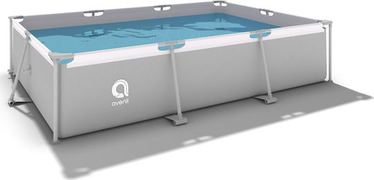 Avenli Πισίνα PVC 3701lt με Μεταλλικό Σκελετό 300x207x65εκ.