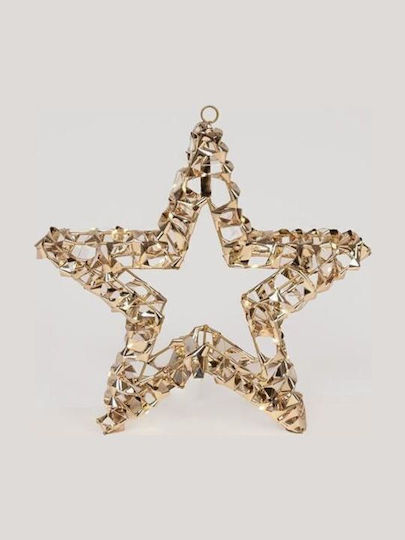 Eurolamp Plastic Illuminated Christmas Decorative Star 52x35x52cm White