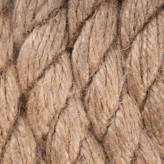Creative Deco Lina Jute 5m Length 30mm Thickness Strong Durable Rope Twisted Natural Brown Color Ideal Garden Interior Decoration Art Projects Crafts