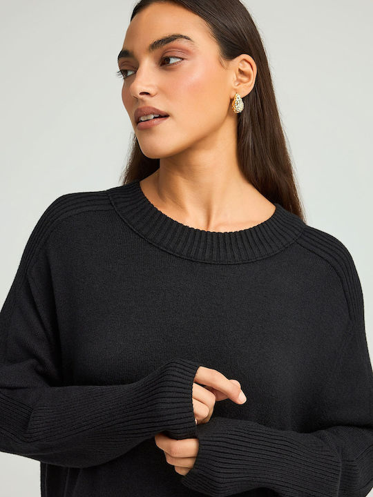 Mini Knitted Dress Black FBL012-104-13-Black