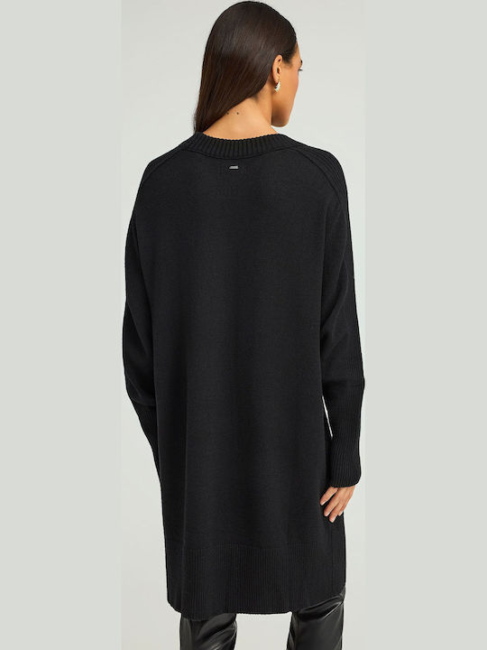 Mini Knitted Dress Black FBL012-104-13-Black