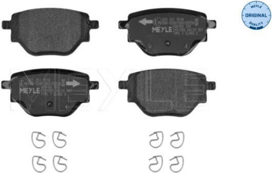 Brake Pad Set for Citroen C4 Opel Corsa Peugeot 208 025 261 9518