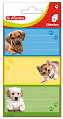 Herlitz Ετικέτες Τετραδίων 9τμχ Pets