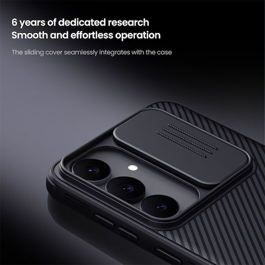 Nillkin Camshield Pro Magnetic Umschlag Rückseite Kunststoff / Silikon Schwarz (Galaxy S25 FE)