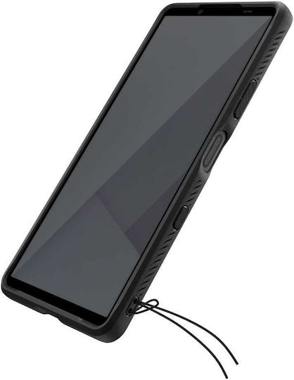 Spigen Back Cover Plastic / Silicone Black (Xperia 10 VII)