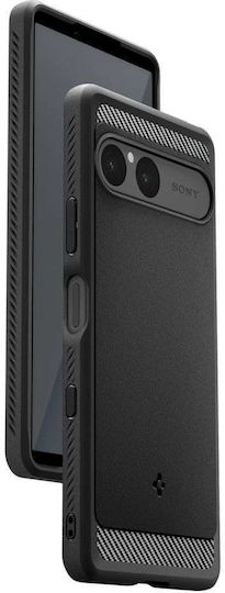 Spigen Back Cover Plastic / Silicone Black (Xperia 10 VII)