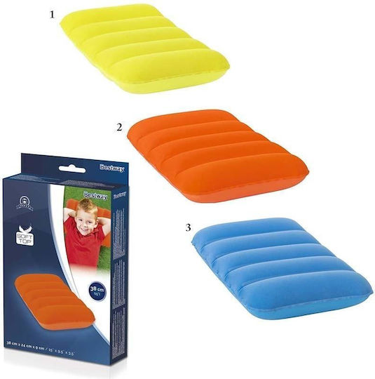 Bestway Camping Pillow Velvet Blue 38x24cm