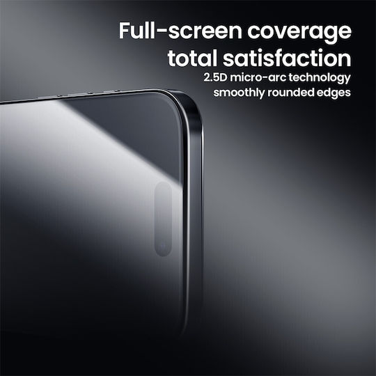 Nillkin Cp+ Pro 2.5D 0.1mm Gehärtetes Glas Schwarz (iPhone 17 / 17 Pro / 16 Pro)