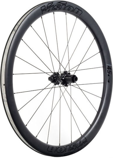 Vision Sc 45 Wheelset 28" Carbon Clincher Centerlock 12x100mm 12x142mm Shimano Hg Τροχοί Ποδηλάτου