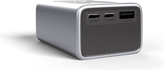 Patona Luxury One Power Bank 10000mAh with USB-A Output Port and 2 USB-C Output Ports Power Delivery / Quick Charge Grey