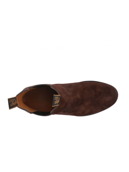 Suede Brown Men's Boots