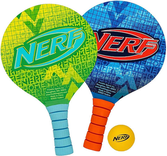 Nerf Sports 2 Rackets Ball Paddle Ball Rackets=37x23cm Toymarkt 913508