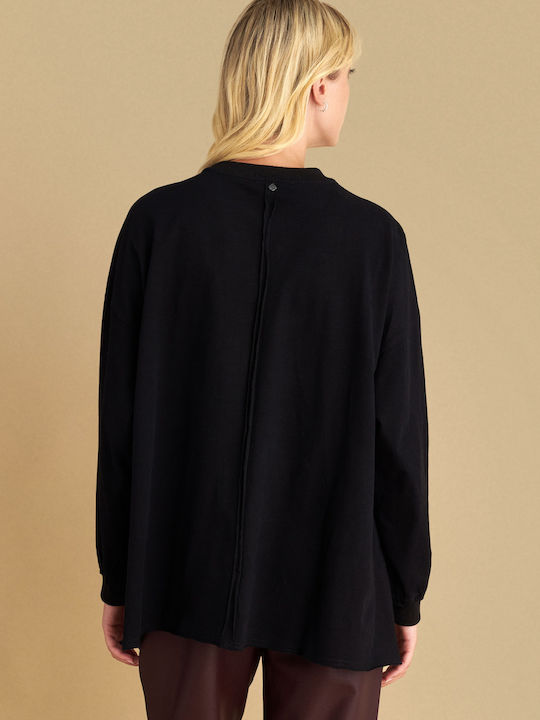 Damen Sweatshirt Black