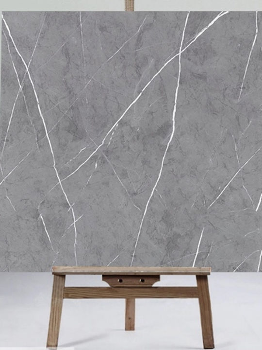 3D Wall Wallpaper Self-Adhesive Foam Tile Gray 60x60cm Code 09-950-0623