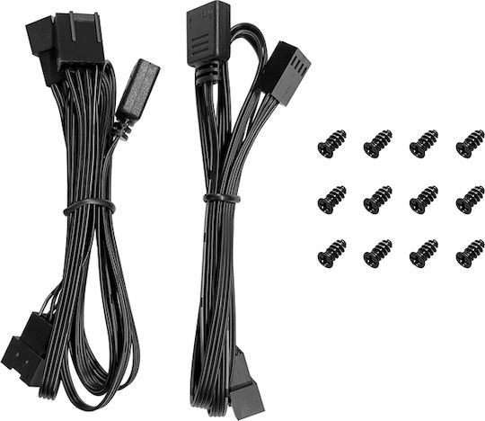 Deepcool FL12 3 in 1 Case Fan 120mm 1900rpm 50.74cfm with ARGB Lighting and 4-Pin PWM Connection 3pcs