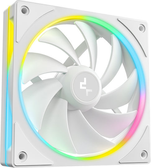 Deepcool FL12 SE WH 3IN1 Case Fan 120mm (1900rpm / 50.74cfm) with ARGB Lighting and 4-Pin PWM Connection 3pcs White