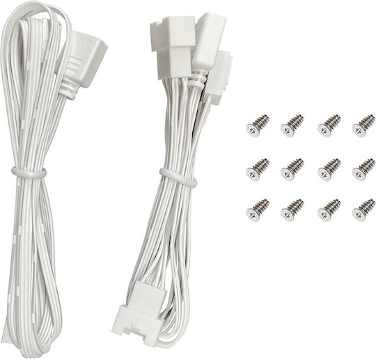 Deepcool FL12 SE WH 3IN1 Case Fan 120mm (1900rpm / 50.74cfm) with ARGB Lighting and 4-Pin PWM Connection 3pcs White