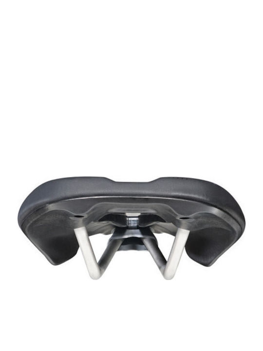 Selle Italia Watt TI 316 Gel Superflow Σέλα Ποδηλάτου Μαύρη με Gel 250 x 133 mm