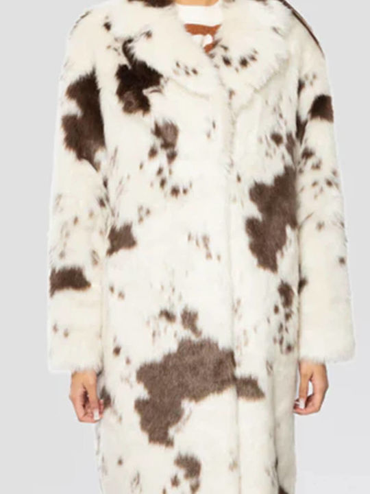Women's Short Fur Beige