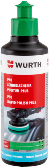Wurth P10 Plus Fast Grinding Polish Αλοιφή Γυαλίσματος Αυτοκινήτου 250gr