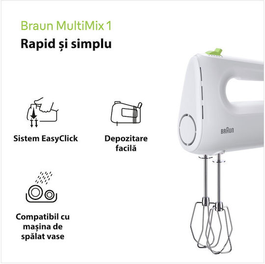 Braun Multimix 0X22211060 Mixer Handmixer 450W Weiß