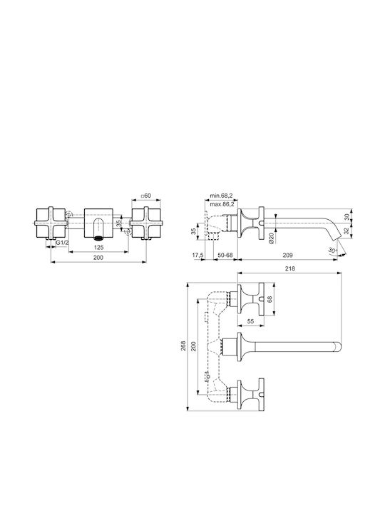 Ideal Standard Mixing Sink Faucet Silver