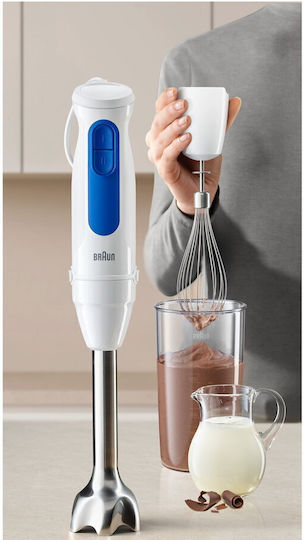 Braun MultiQuick 3 Blender de Mână cu Tijă din Inox 900W Alb