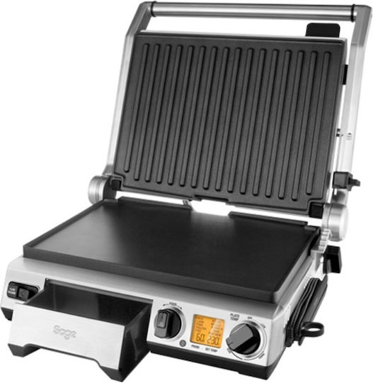 Sage The Smart Grill Pro Τοστιέρα Γκριλιέρα 2400W Inox