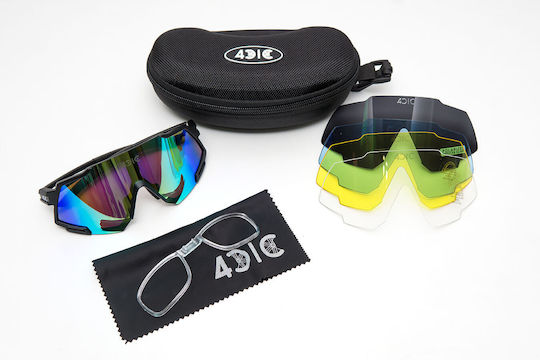 4cic Cycling Glasses & Multicolour Lenses