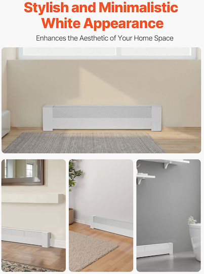 Vevor Radiator Cover 3 Ft 916 Mm White Dbjrqgthjbascf4nr001v0